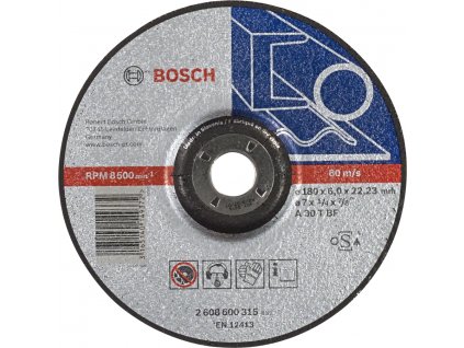 BOSCH 180x22,23mm brusný kotouč na kov Expert for Metal (6 mm)