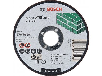 BOSCH Expert for Stone dělící kotouč na kámen 115mm (2.5 mm)