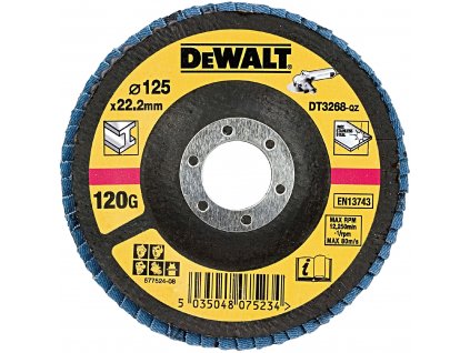 DeWALT DT3268 (G120) 125mm lamelový kotouč na kov - jemný, prohnutý