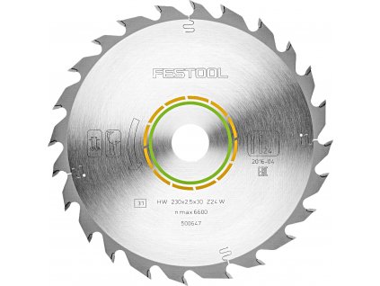 FESTOOL standartní pilový kotouč do dřeva 230x30mm (W24)