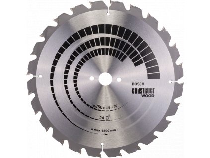 BOSCH pilový kotouč Construct Wood 350x30mm (24z)