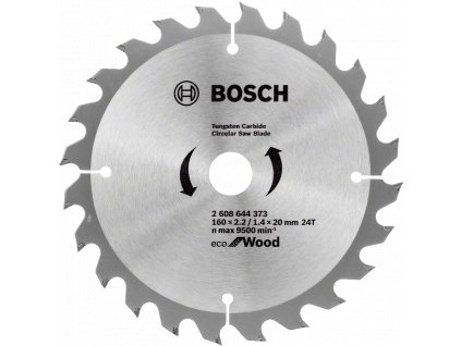 BOSCH Eco for Wood pilový kotouč 160x20 mm (24 zubů)