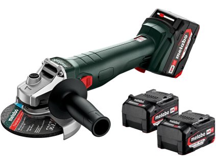 METABO W 18 L 9-125 Quick (3x4Ah) 18V úhlová bruska