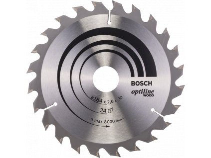 BOSCH Optiline Wood kotouč na dřevo 184x30mm (24Z)