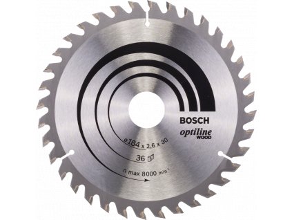 BOSCH Optiline Wood kotouč na dřevo 184x30mm (36Z)