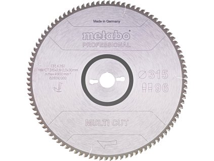 METABO pilový kotouč Multi Cut 315x30mm (96 zubů)