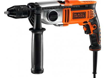 BLACK+DECKER KR8542K (850W) příklepová vrtačka - kovové sklíčidlo