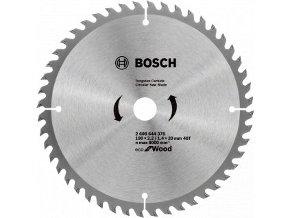 BOSCH Eco for Wood pilový kotouč 190x20 mm (48 zubů)