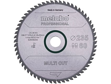METABO 235x30mm | Z60 | Multi Cut - Profi