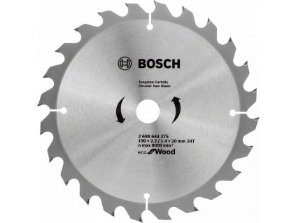 BOSCH Eco for Wood pilový kotouč 190x20 mm (24 zubů)