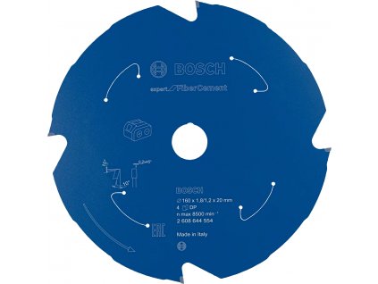 BOSCH 160x20mm Expert for Fibre Cement (4Z)