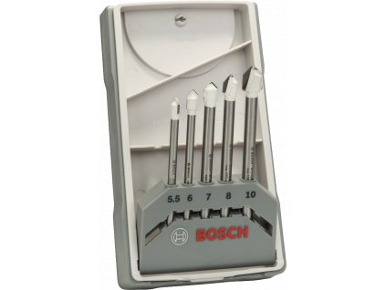 BOSCH 2 608 587 170 5dílná sada vrtáků CYL-9 Ceramic 5,5-10 mm