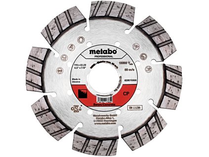 METABO DIA řezný kotouč "CP" na beton 115x22.23mm