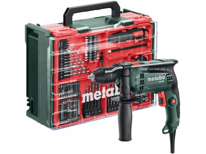 METABO SBE 650 Set příklepová vrtačka + mobilní dílna