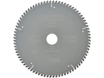 DeWALT pilový kotouč na hliník 216x30mm (48z)