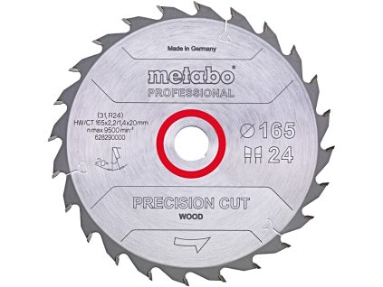 METABO pilový kotouč Precision Cut Wood Prof. 160x20mm (24 zubů)