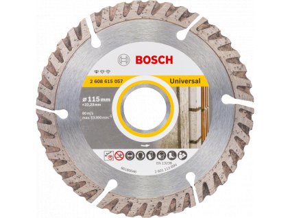 BOSCH 115x22,23 diamantový řezný kotouč Standard for Universal (1 ks)