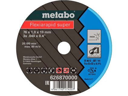 METABO Flexiarapid Super Inox sada 76mm (5x)