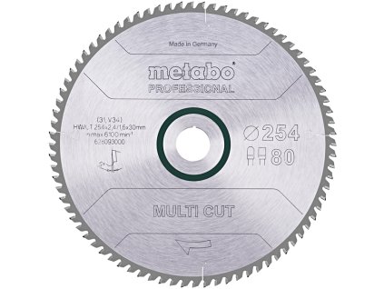 METABO pilový kotouč Multi Cut 254x30mm (80 zubů)