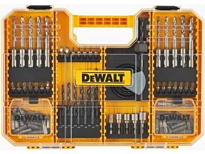 DeWALT DT71583 102dílná sada vrtáků HSS/SDS a bitů