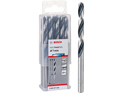 BOSCH HSS PointTeQ spirálový vrták 7mm (10 ks)