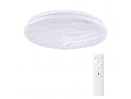 SOLIGHT WO736 LED stropní světlo Wave, 30W, 2100lm, stmívatelné, změna chromatičnosti, dálkové ovládání