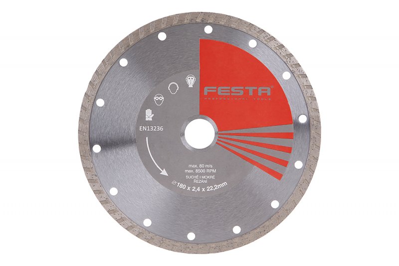 FESTA Kotouč diamantový TURBO 180x2,4x22,2mm