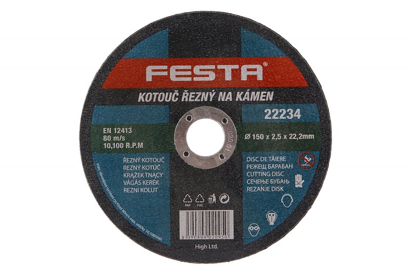 Levně FESTA Kotouč řezný na kámen 150x2,5x22,2mm