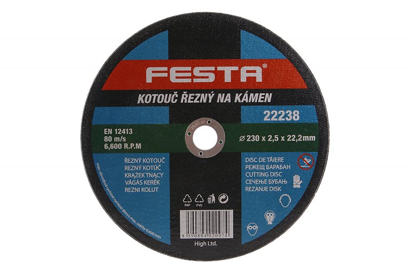 FESTA Kotouč řezný na kámen 230x2,5x22,2mm