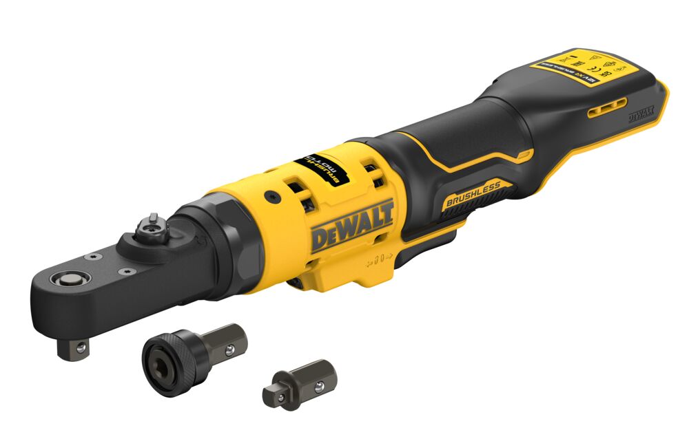 Levně DeWALT DCF500N aku ráčna 12V (bez aku) čytřhran 1/4’’+ 3/8” + 1/4” HEX