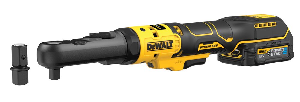 Levně DeWALT DCF510E2G aku ráčna 18V (2x3,0Ah) čtyřhran 3/8’’+ 1/2”