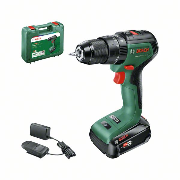 Levně BOSCH UniversalImpact 18V-60 aku příklepový šroubovák (1x 2,0Ah) + AL18V-20