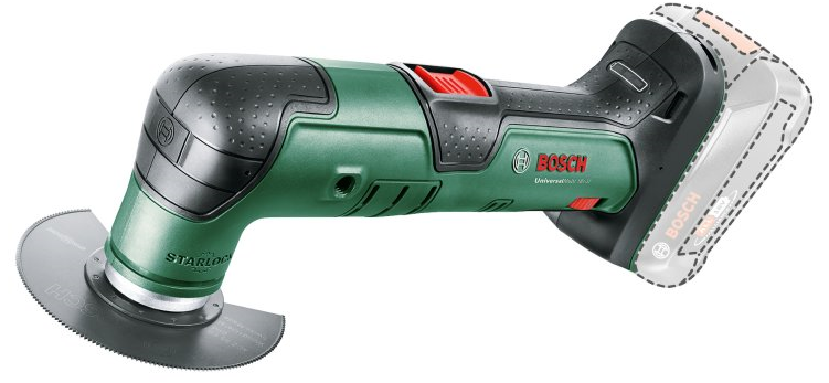 BOSCH UniversalMulti 18V-32 (verze bez aku) multifunkční nářadí