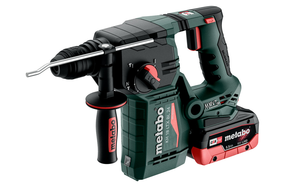 METABO KH 18 LTX BL 24 18V (2x5,5Ah) aku kladivo