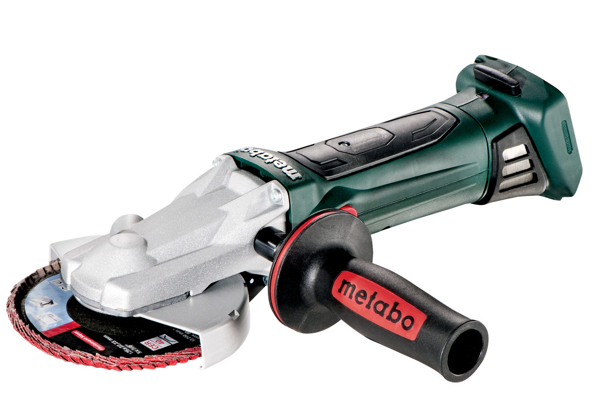 METABO WF 18 LTX 125 Quick 18V (verze bez aku) aku úhlová bruska s plochou hlavou