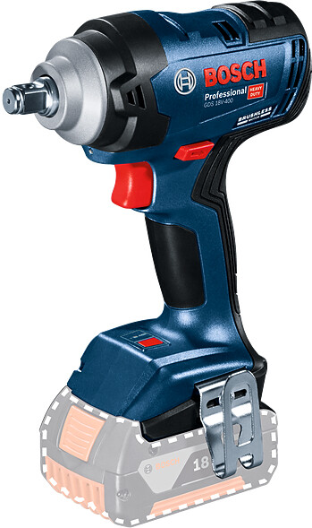 BOSCH GDS 18V-400 (verze bez aku) 1/2" aku rázový utahovák - 400 Nm