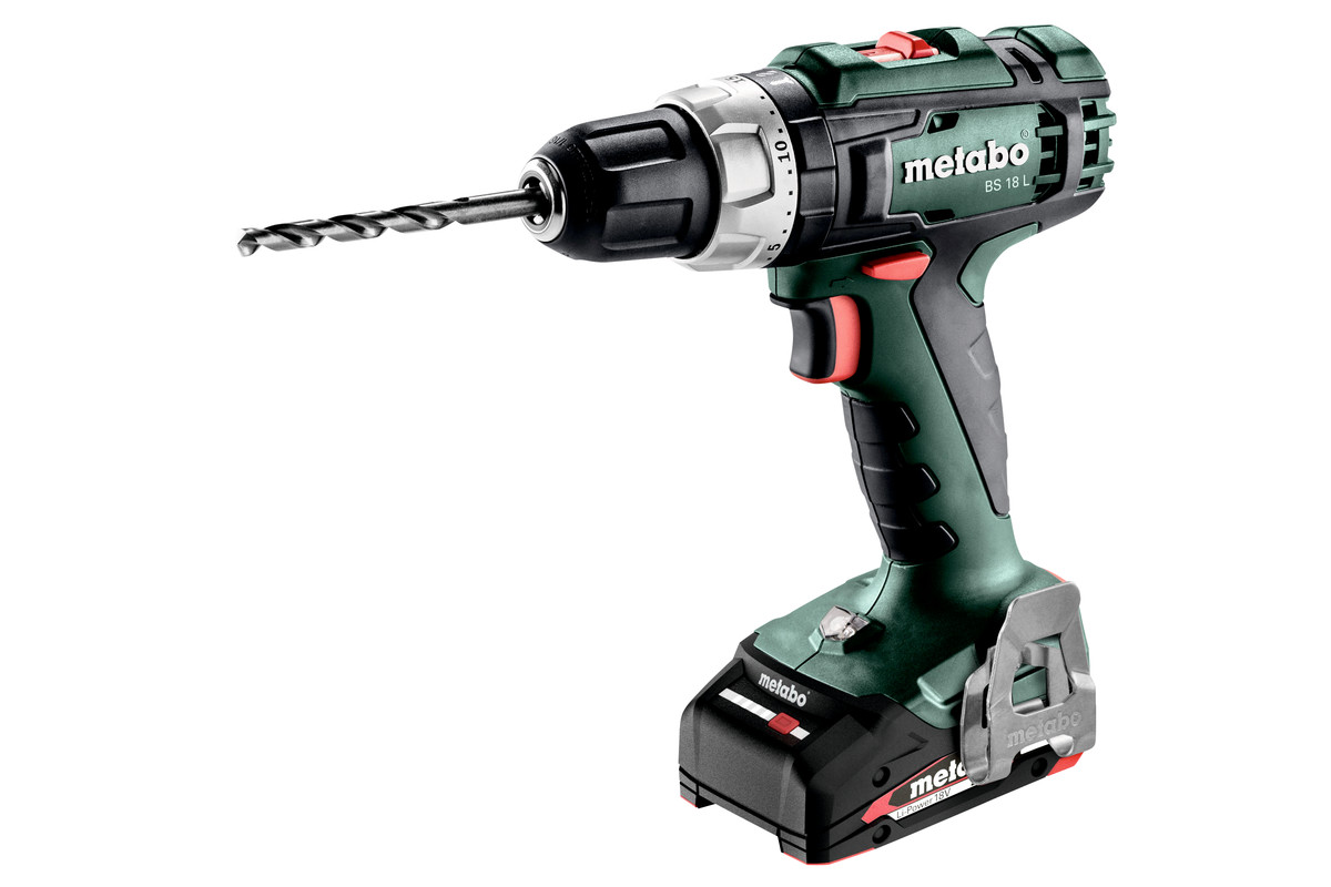 Levně METABO BS 18 L 18V (2x2Ah) aku vrtací šroubovák