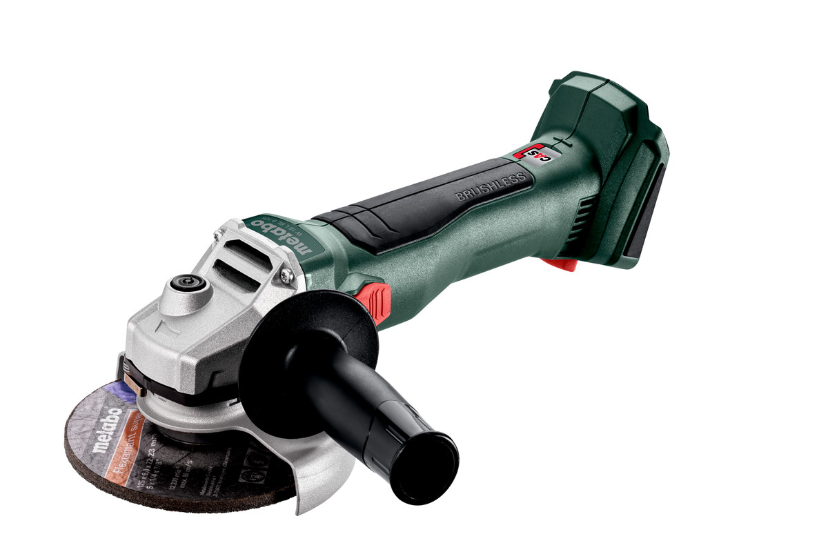 METABO W 18 L BL 9-125 18V (verze bez aku) aku úhlová bruska + kufr