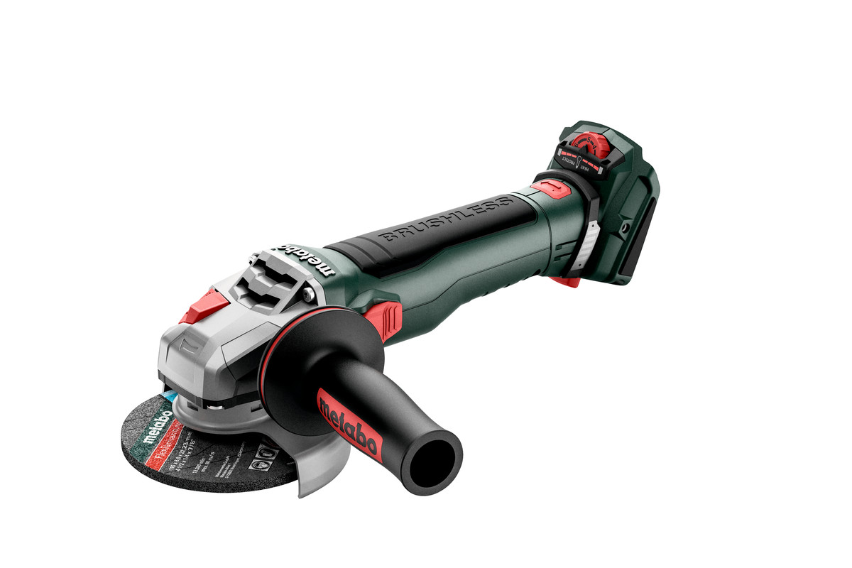 Levně METABO WVB 18 LT BL 11-115 Quick 18V (verze bez aku) aku úhlová bruska