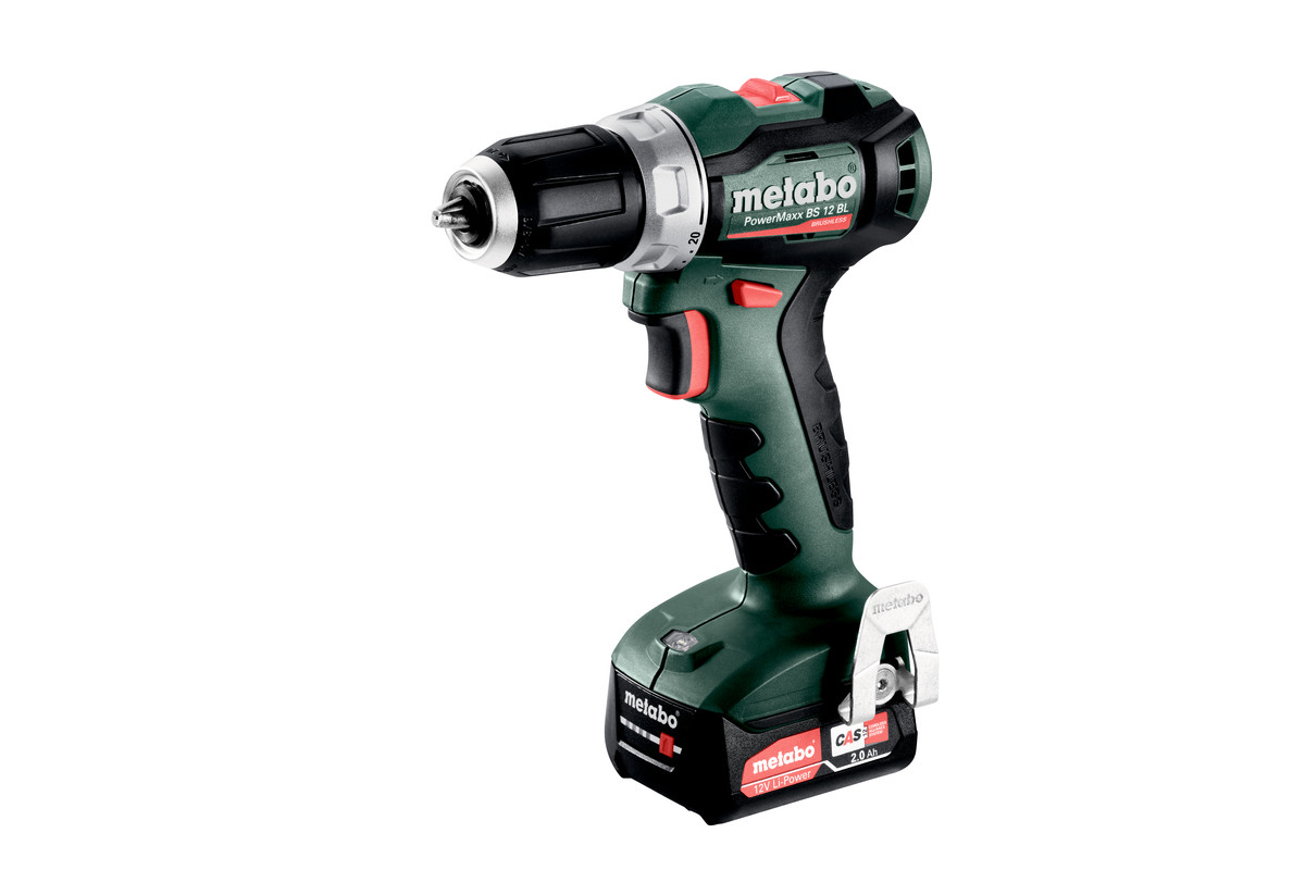 METABO PowerMaxx BS 12 BL 12V (2x2,0 Ah) aku vrtačka