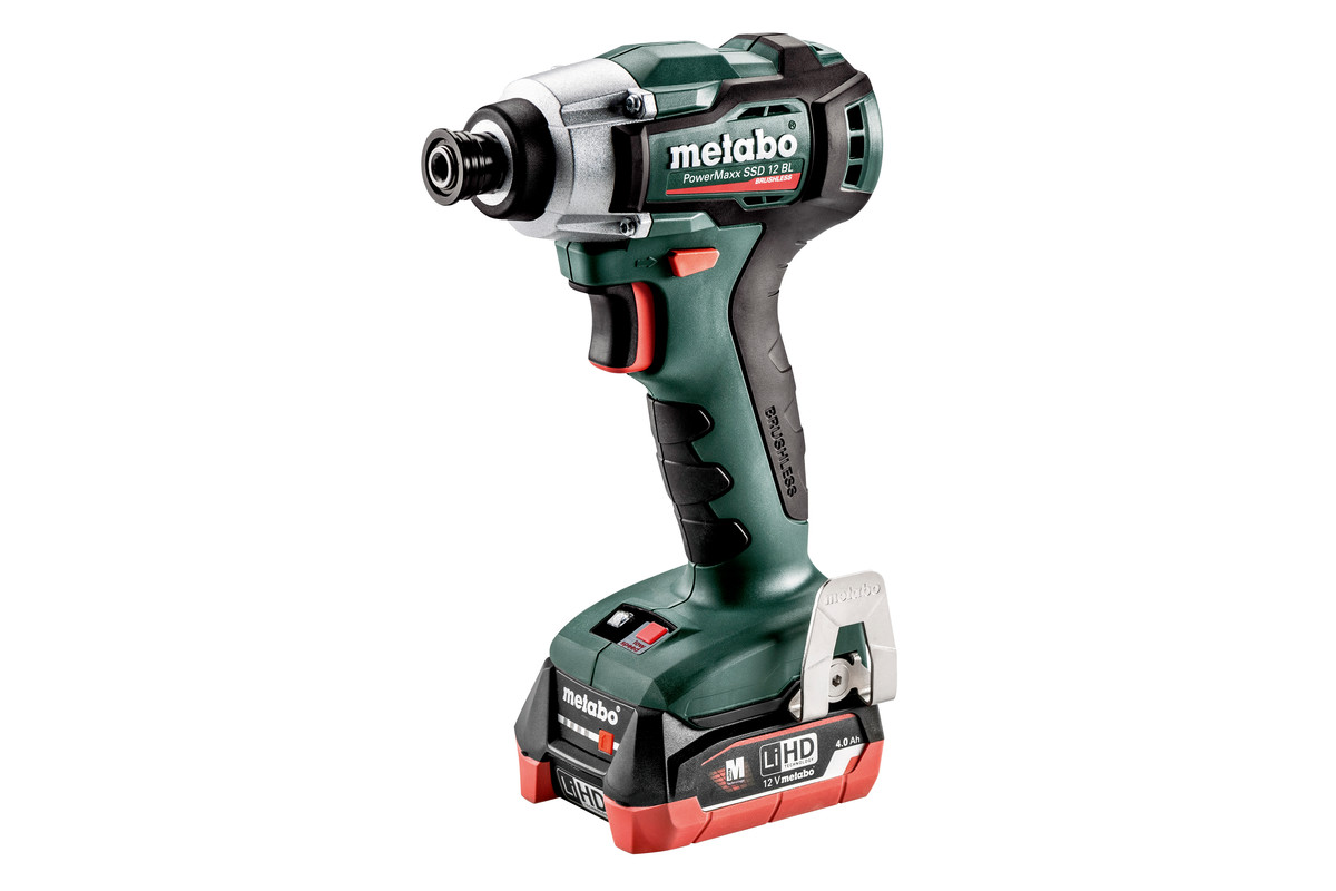 METABO PowerMaxx SSD 12 BL 12V (2x4Ah) aku rázový utahovák