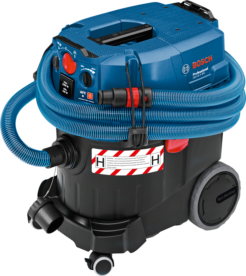 BOSCH GAS 35 H AFC (35 l) 1200W stavební vysavač třídy H / automatické čištění filtru