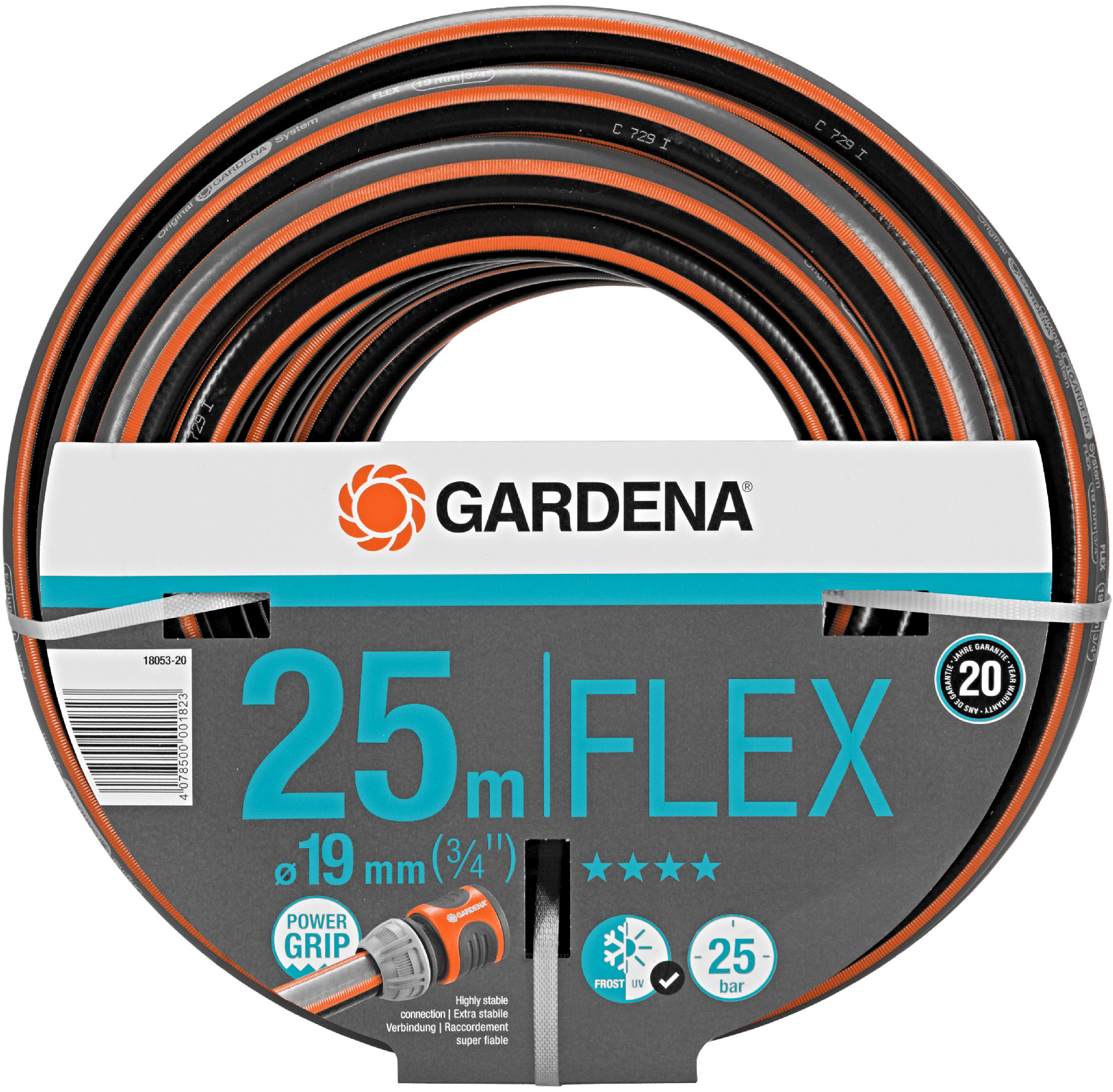 Levně GARDENA 18053-20 25m zahradní hadice FLEX Comfort 3/4" (19 mm)