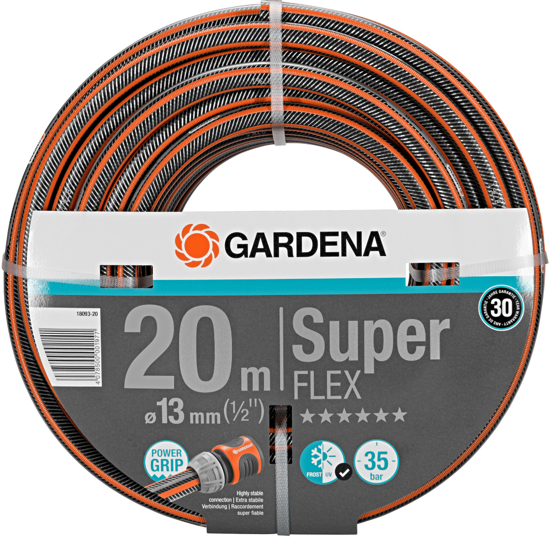 Levně GARDENA 18093-20 20m zahradní hadice SuperFLEX Premium 1/2" (13 mm)