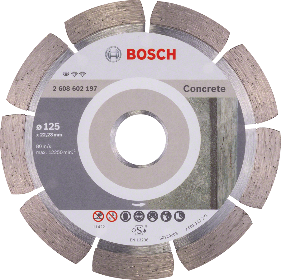 BOSCH 125x22,23mm DIA řezný kotouč na beton Professional for Concrete (1.6 mm)