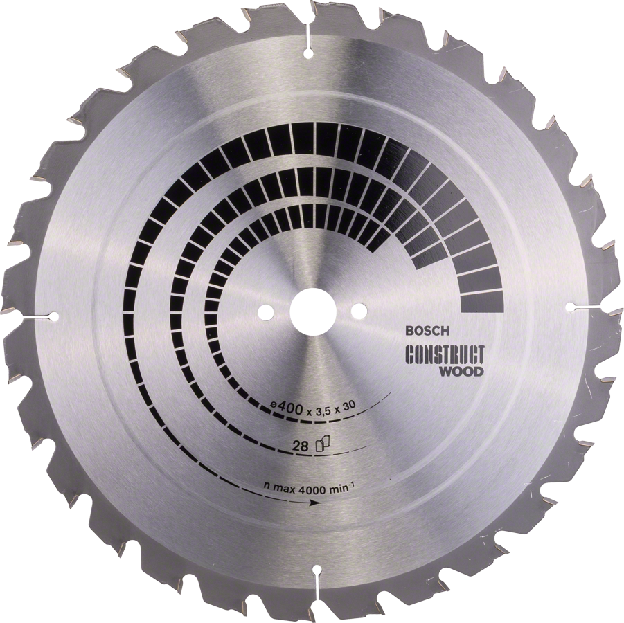 BOSCH pilový kotouč Construct Wood 400x30mm (28z)