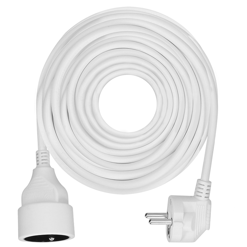 SOLIGHT PS16 prodlužovací kabel - spojka, 1 zásuvka, 10m, 3 x 1mm2, bílá