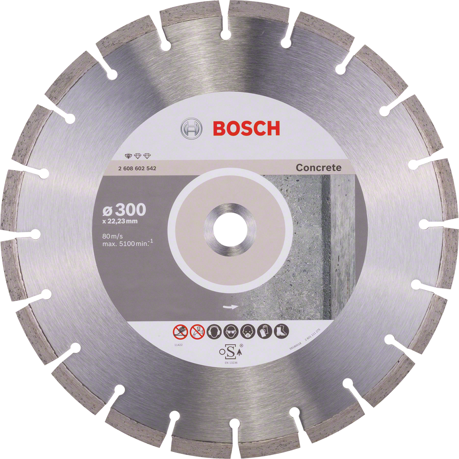 Levně BOSCH 300x22,23mm DIA kotouč na beton Standart for Concrete (3.1 mm)