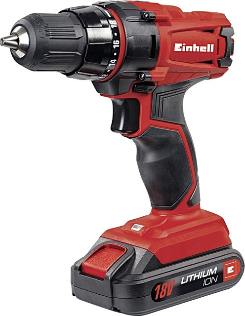 EINHELL TC-CD 18-2 Li Classic (2x1,3Ah) akumulátorová vrtačka s baterií a nabíječkou