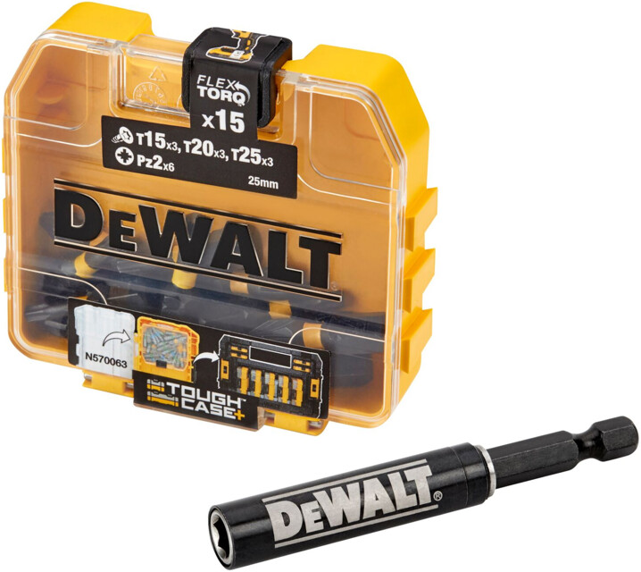 Levně DeWALT DT70522T FLEXTORQ sada bitů (16 ks)